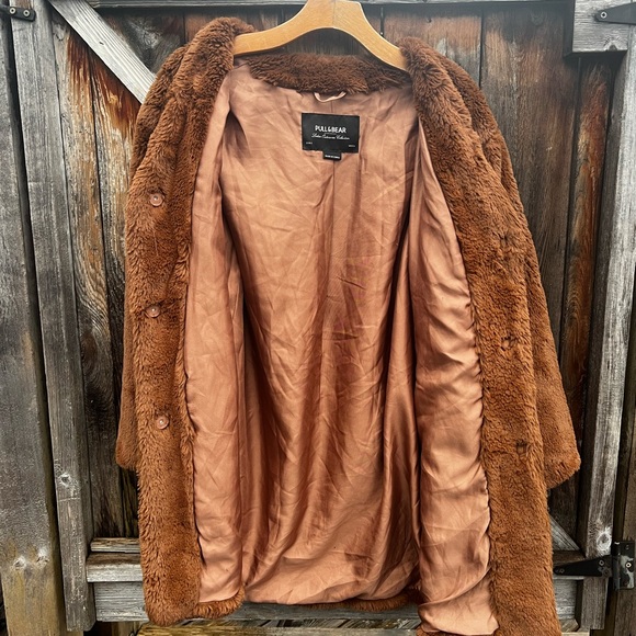 Pull & Bear Teddy Bear coat - Picture 8 of 10